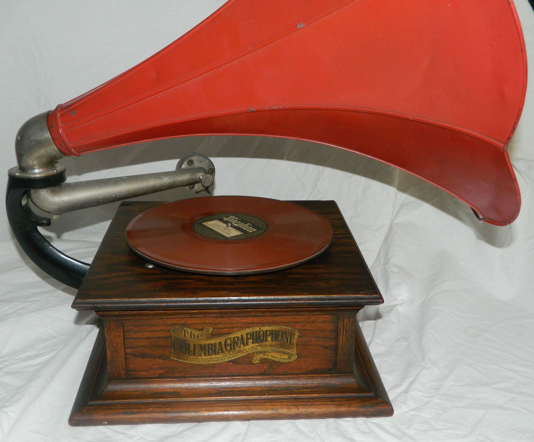 Reproduction steel phonograph needles, bamboo needles, records, radios