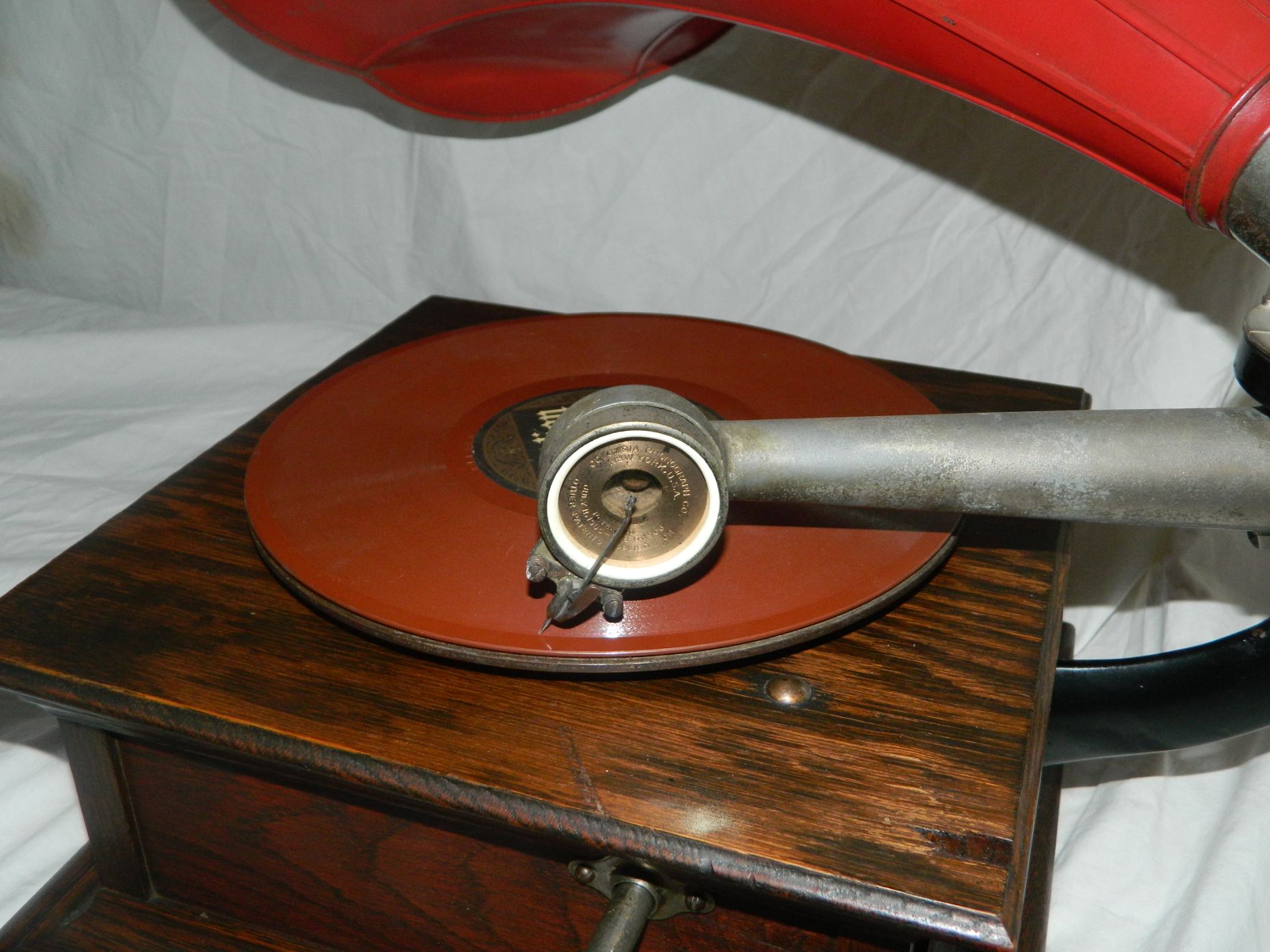 Reproduction steel phonograph needles, bamboo needles, records, radios