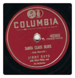 Santa Claus Blues / I Saw Mommy Do The Mambo.  Jimmy Boyd on Columbia.  $3.00 plus S/H