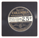 Columbia double side advertising record.  $5.00 plus S/H