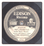 La Paloma / Inflammatus on Edison Diamond Disc.  $2.50 plus S/H