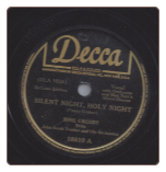 Silent Night  Holy Night / Adeste Fideles.  Bing Crosby on Decca.  $4.00 plus S/H