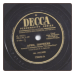 April Showers / Swanee by Al Jolson on Decca.  $3.00 plus S/H