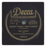 Silent Night / Adeste Fideles.  Bing Crosby on Decca.  $5.00 plus S/H