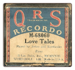 Love Tales, Written by Rose, played by Arden and Kortlander on a Recordo roll.  $4.50 plus S/H