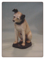 Reproduction Small RCA Nipper Plaster Dog.  $22.00 plus S/H