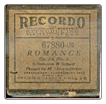 Romance, Played by M. Oberndarfer on a Recordo roll.  $4.00 plus S/H