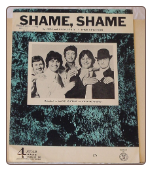 Shame Shame - Sheet Music.  Copyright 1967-1968.  $5.00 plus S/H