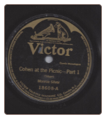 Cohen at the Picnic Part 1 and Part 2 by Monroe Silver on Victor.  $3.50 plus S/H