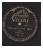 Cohen at the Picnic Part 1 and Part 2 by Monroe Silver on Victor. $3.50 plus S/H Cohen at the Picnic Part 1 and Part 2 by Monroe Silver on Victor. $3.50 plus S/H
