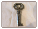Victrola Key - nickel plated
